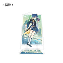 Load image into Gallery viewer, Genshin Impact Genius Invokation TCG Themed Acrylic Phone Holder Preorder

