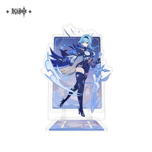 Load image into Gallery viewer, Genshin Impact Genius Invokation TCG Themed Acrylic Phone Holder Preorder
