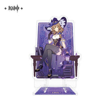 Load image into Gallery viewer, Genshin Impact Genius Invokation TCG Themed Acrylic Phone Holder Preorder
