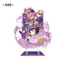 Load image into Gallery viewer, Genshin Impact Genius Invokation TCG Themed Acrylic Phone Holder Preorder
