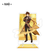 Load image into Gallery viewer, Genshin Impact Genius Invokation TCG Themed Acrylic Phone Holder Preorder
