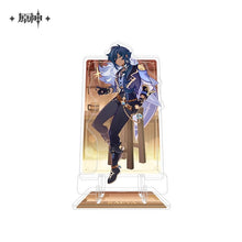Load image into Gallery viewer, Genshin Impact Genius Invokation TCG Themed Acrylic Phone Holder Preorder
