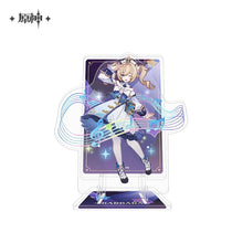 Load image into Gallery viewer, Genshin Impact Genius Invokation TCG Themed Acrylic Phone Holder Preorder
