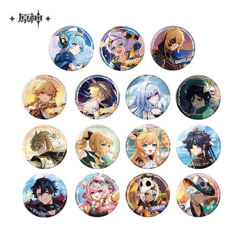 Genshin Impact Genshin Themed Character Badge Preorder