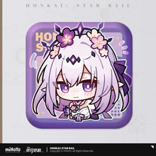 Load image into Gallery viewer, Honkai: Star Rail Pom Pom Exhibition Hall Themed Square Badge
