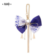 Load image into Gallery viewer, Genshin Impact Kamisato Ayato Themed Bow Hair Accessory Preorder
