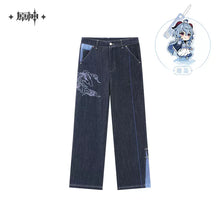 Load image into Gallery viewer, Genshin Impact Ganyu Themed Jeans Preorder

