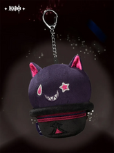 Load image into Gallery viewer, Genshin Impact Lyney Grin-Malkin Cat Plush Keychain
