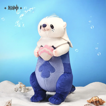 Load image into Gallery viewer, Genshin Impact Leisurely Otter Plushie
