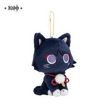 Load image into Gallery viewer, Genshin Impact Wanderer Themed Cat Plush Keychain
