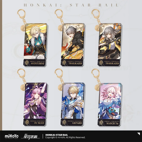 Honkai: Star Rail The Preservation Character Acrylic Keychain