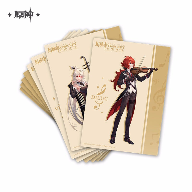 Genshin Impact Symphony Into a Dream Postcard Set