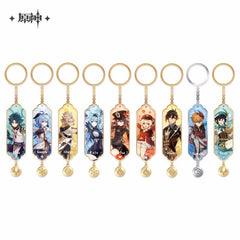 Genshin Impact Metal Epoxy Keychain