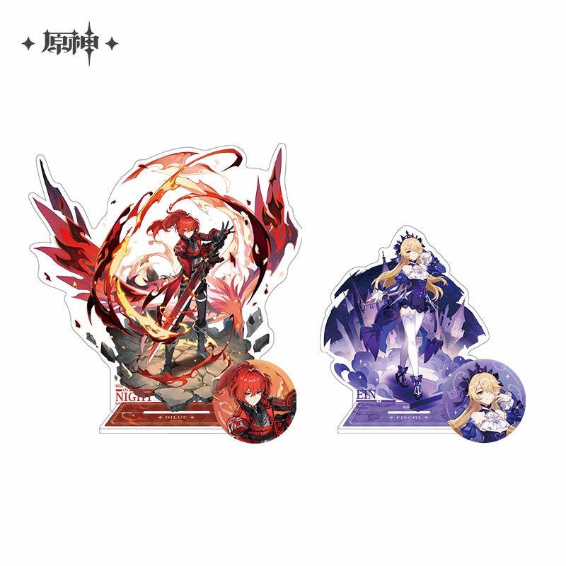 Genshin Impact Diluc Red Dead Of Night and Fischl Ein Immernachtstraum Merchandise