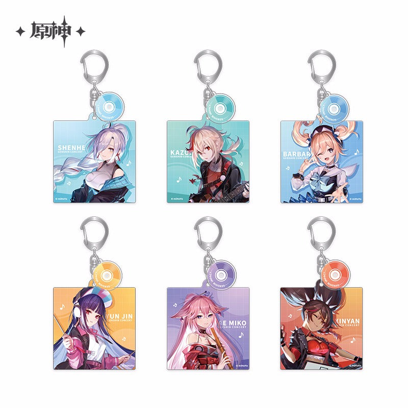Genshin Impact 2022 Online Concert Series Character Keychain