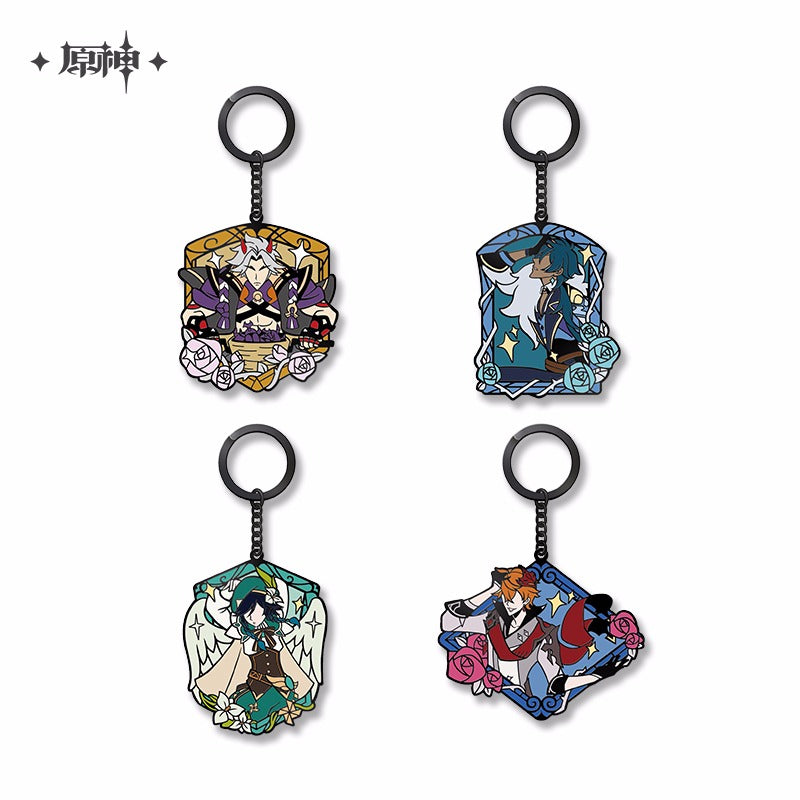 Genshin Impact Earthly Dialogue Series Metal Keychain