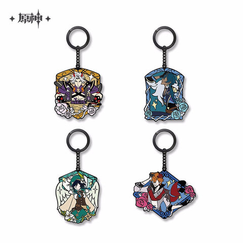 Genshin Impact Earthly Dialogue Series Metal Keychain