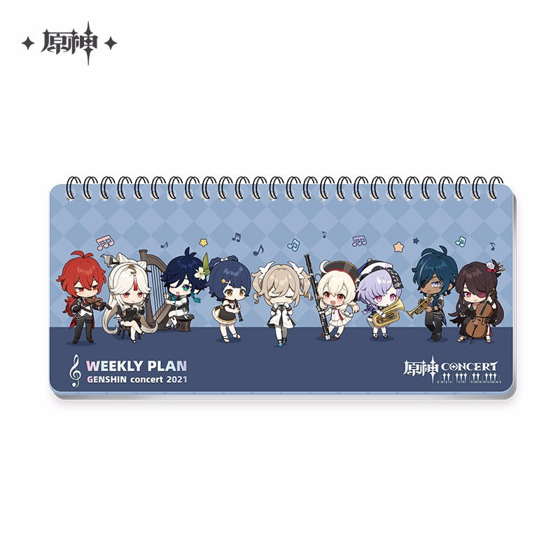 Genshin Impact Symphony Into a Dream Weekly Planner