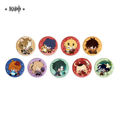 Genshin Impact Plush Character Badges