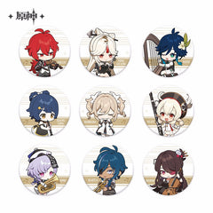 Genshin Impact Symphony Into a Dream Cute Character Badge Preorder