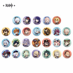 Genshin Impact Emoticon Badges