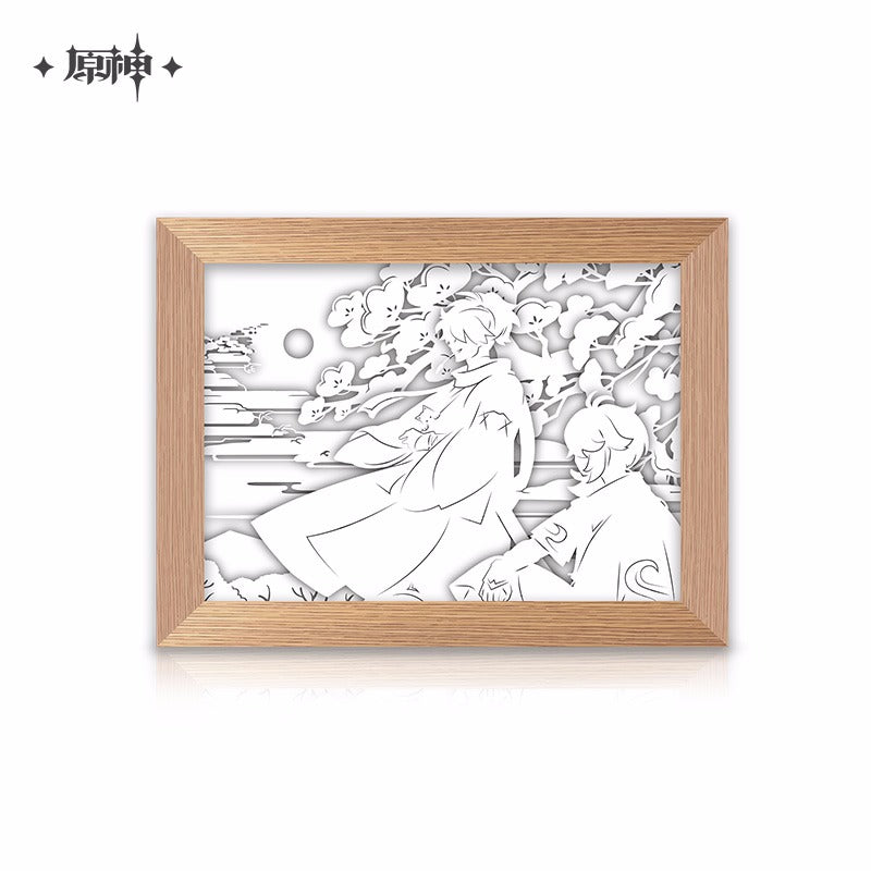 Genshin Impact Kazuha The Lonely Travel Paper Carving Lamp