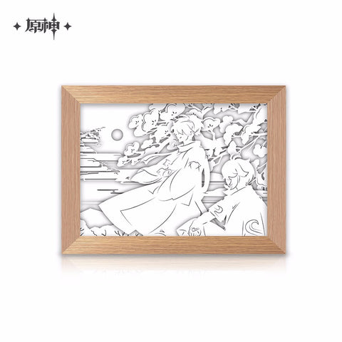 Genshin Impact Kazuha The Lonely Travel Paper Carving Lamp