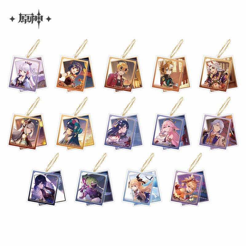 Genshin Impact World Of Genshin Themed Keychain
