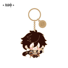 Load image into Gallery viewer, Genshin Impact Metal Keychain Multiple Characters
