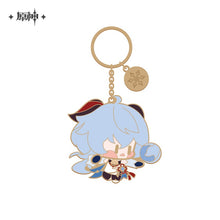 Load image into Gallery viewer, Genshin Impact Metal Keychain Multiple Characters

