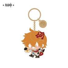 Load image into Gallery viewer, Genshin Impact Metal Keychain Multiple Characters
