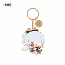 Load image into Gallery viewer, Genshin Impact Metal Keychain Multiple Characters
