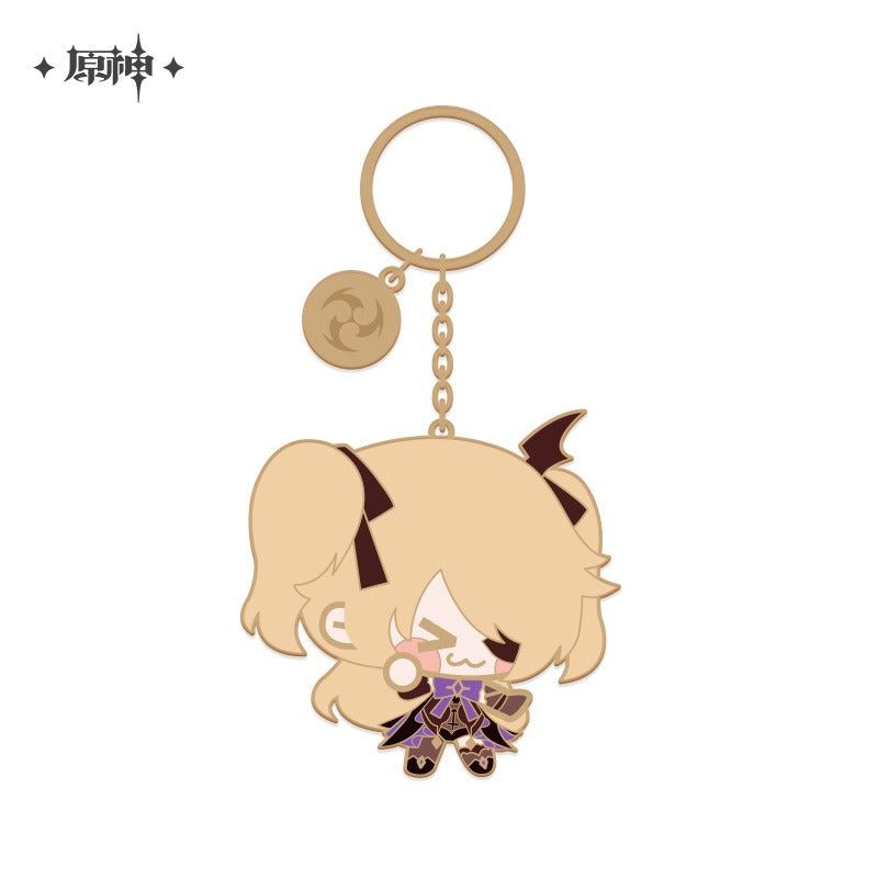 Genshin Impact Metal Keychain Multiple Characters