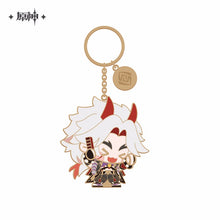 Load image into Gallery viewer, Genshin Impact Metal Keychain Multiple Characters
