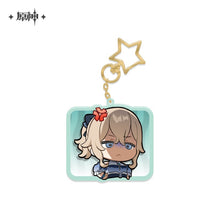 Load image into Gallery viewer, Genshin Impact Acrylic Emoticon Keychain
