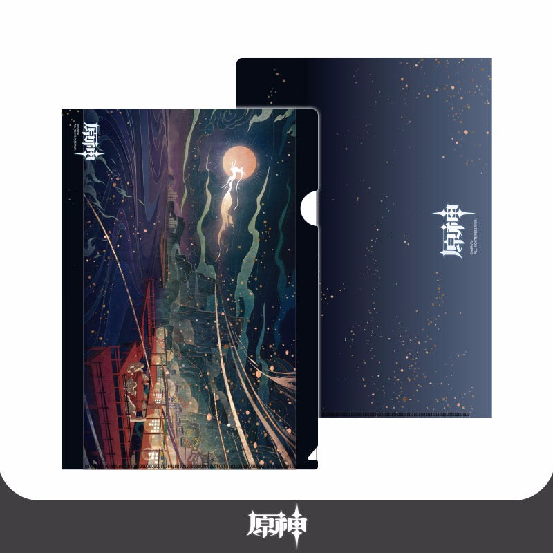 Genshin Impact Clear File Folder Sleeve