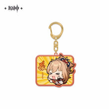 Load image into Gallery viewer, Genshin Impact Acrylic Emoticon Keychain
