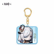 Load image into Gallery viewer, Genshin Impact Acrylic Emoticon Keychain
