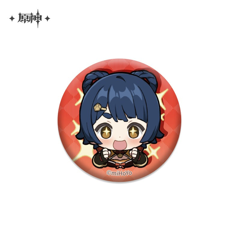 Genshin Impact Liyue Emoticon Badges