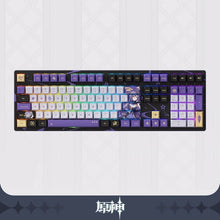 Load image into Gallery viewer, Genshin Impact Keqing Mechanical Keyboard Hot Swappable Preorder
