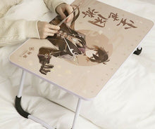 Load image into Gallery viewer, Genshin Impact Zhongli Bed Desk Folding Table
