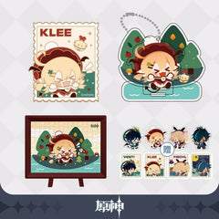 Genshin Impact Halloween Party Themed Stand, Metal Brooch, Puzzle