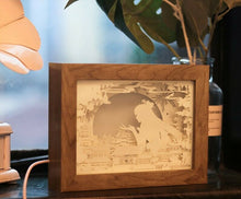 Load image into Gallery viewer, Genshin Impact Ningguang Covering the Moon Paper Carving Lamp
